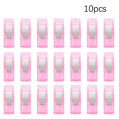Многофункционални щипки за шиене Цветни щипки Пластмасови занаяти Плетене на една кука Плетене Безопасни щипки Разноцветни щипки за подвързване Хартия