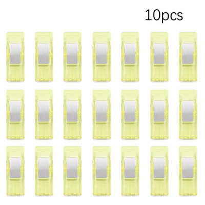 Многофункционални щипки за шиене Цветни щипки Пластмасови занаяти Плетене на една кука Плетене Безопасни щипки Разноцветни щипки за подвързване Хартия