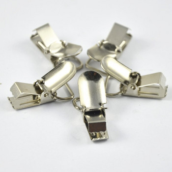 10 мм метални щипки за щипки за залъгалка Paci, държачи за занаятчийски проект, злато/сребро, високо качество, 5 бр./лот