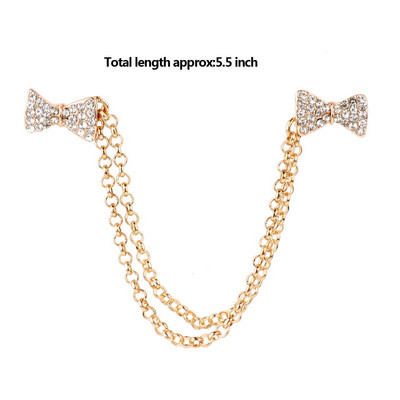 Pulover Šal Kardigan Kopče za lanac Žene Vintage Antikni biser Igla od kamenčića Broš Držači za ovratnik košulje Kopče Šal broš