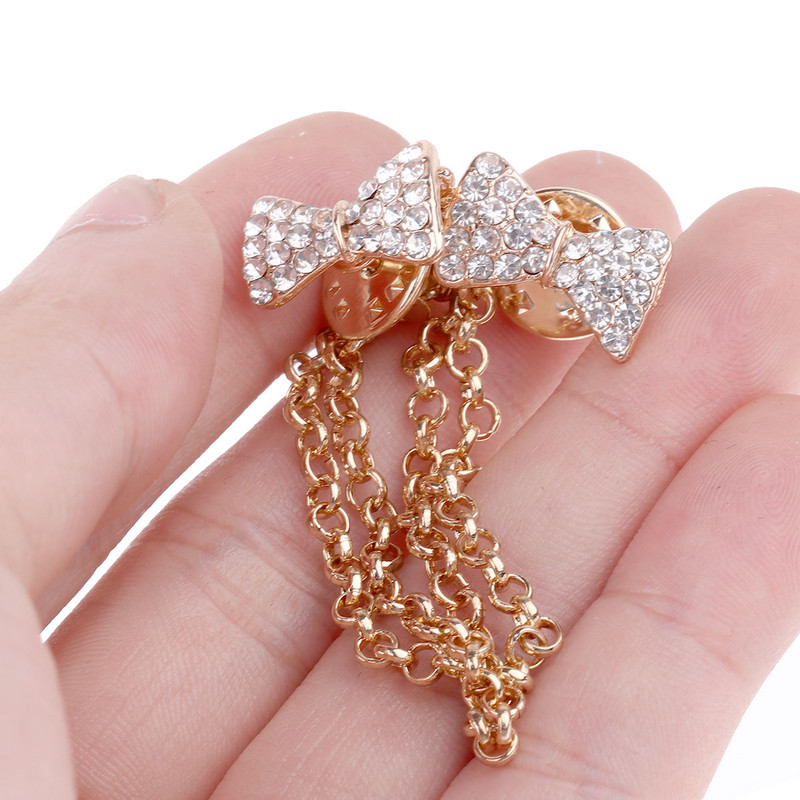 Pulover Šal Kardigan Kopče za lanac Žene Vintage Antikni biser Igla od kamenčića Broš Držači za ovratnik košulje Kopče Šal broš