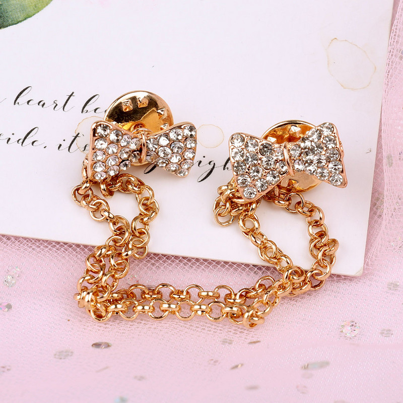 Pulover Šal Kardigan Kopče za lanac Žene Vintage Antikni biser Igla od kamenčića Broš Držači za ovratnik košulje Kopče Šal broš