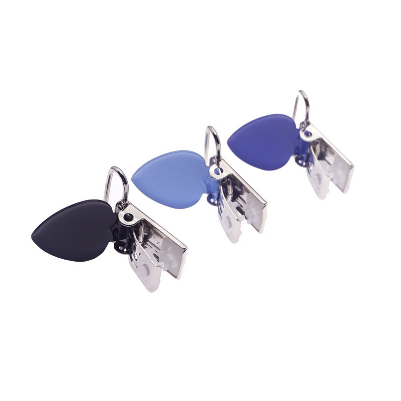 SUTOYUEN 1`` 25 mm südamega metallist klambrid rippuvatele lutiklambritele emailitud rippumisklambrile plastikust hammaste mannekeeni mänguasjahoidja 32 tk