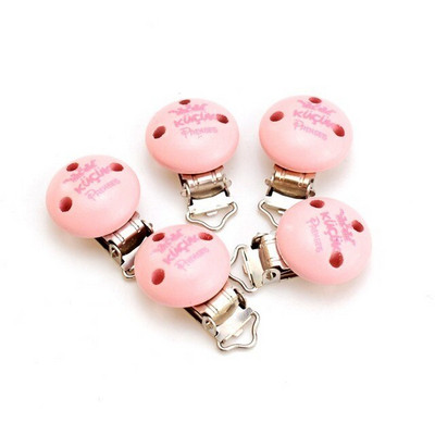 5 tk Tüdrukutele Roosa värvi beebilutt, puidust metallist hoidikud, armsad lutiklambrid, naljakad aksessuaarid 4,8x2,9 cm
