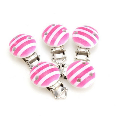 5 tk Tüdrukutele Roosa värvi beebilutt, puidust metallist hoidikud, armsad lutiklambrid, naljakad aksessuaarid 4,8x2,9 cm