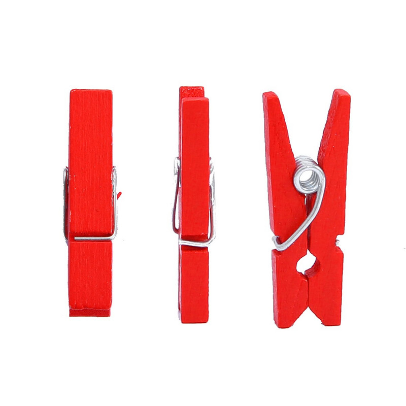 Malé mini pružinové drevené sponky 25/35/45 mm farebné fotografické papierové kolíky na špendlíky na obliečky, štipce na bielizeň, remeslá, kancelária, párty, bytové dekorácie