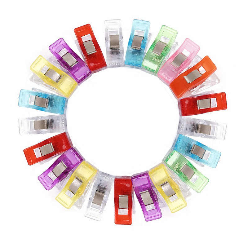 10/20 de bucăți cleme de cusut cleme din plastic pentru matlasare, croșetare, legatură, material mixt, suport pentru bricolaj, accesorii pentru hârtie de mozaic