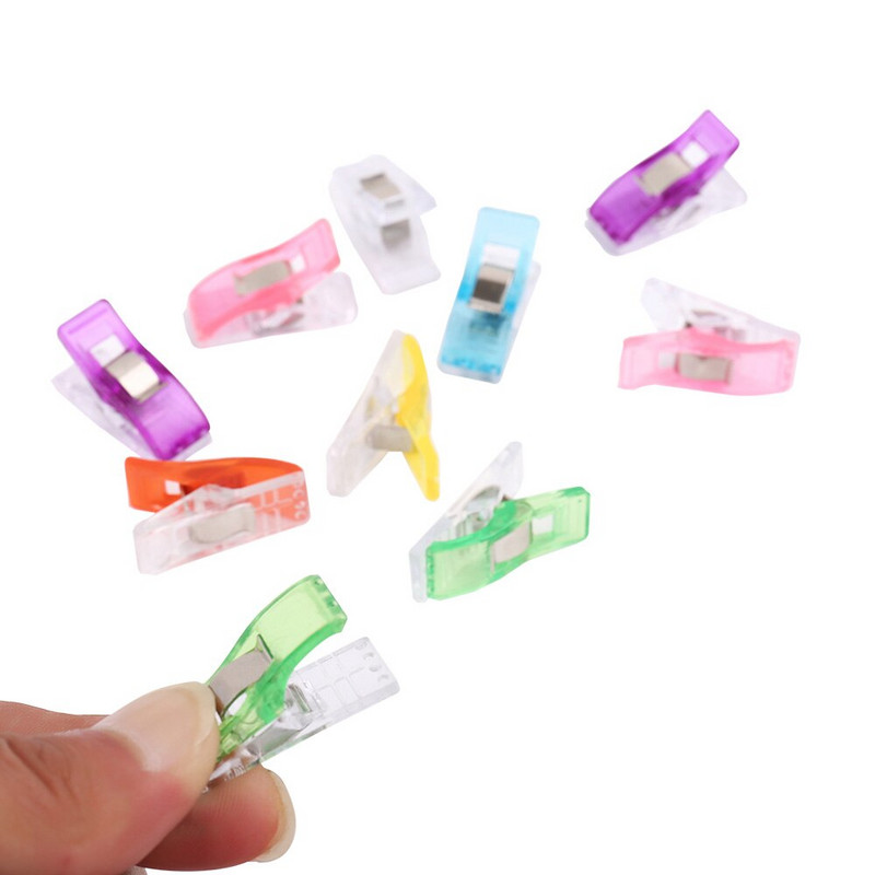 10/20 de bucăți cleme de cusut cleme din plastic pentru matlasare, croșetare, legatură, material mixt, suport pentru bricolaj, accesorii pentru hârtie de mozaic