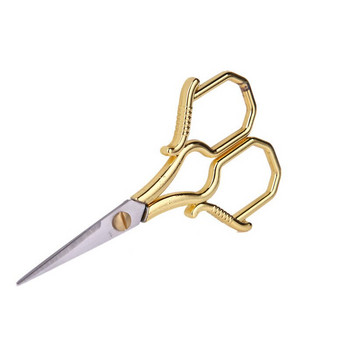 Професионална шевна ножица от неръждаема стомана Винтидж Ножица за бродерия от плат Шивашка ножица Конец за оформяне Ножица Ножица за прежда