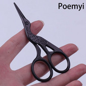 Vintage starožitné nožnice Zakka krížikové stehovanie oceľové remeselné zlaté šijacie nožnice remeselné DIY retro domáci nástroj žeriav krajčírske nožnice