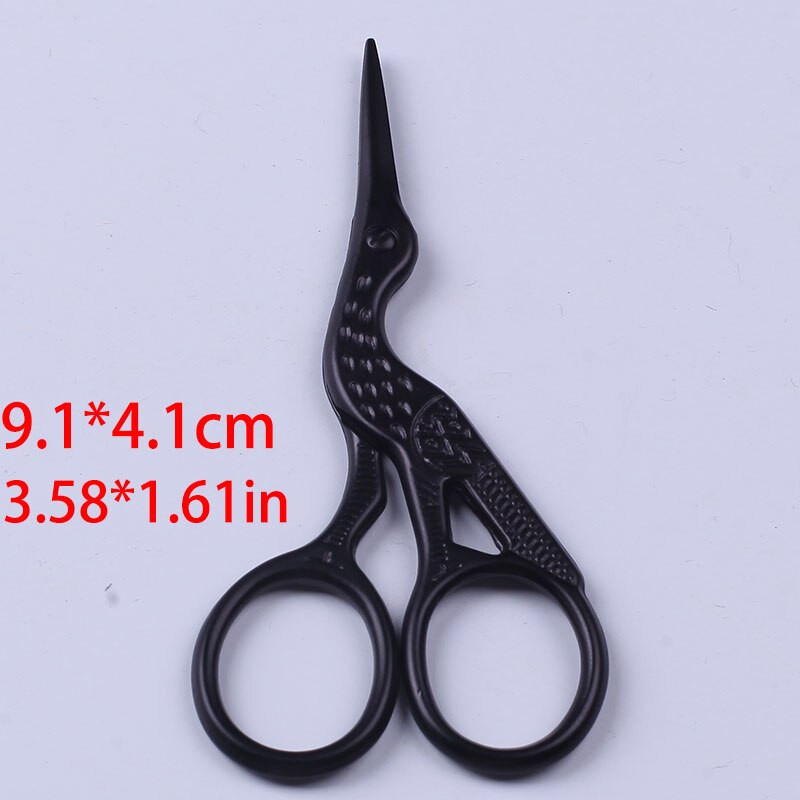 Vintage starožitné nožnice Zakka krížikové stehovanie oceľové remeselné zlaté šijacie nožnice remeselné DIY retro domáci nástroj žeriav krajčírske nožnice