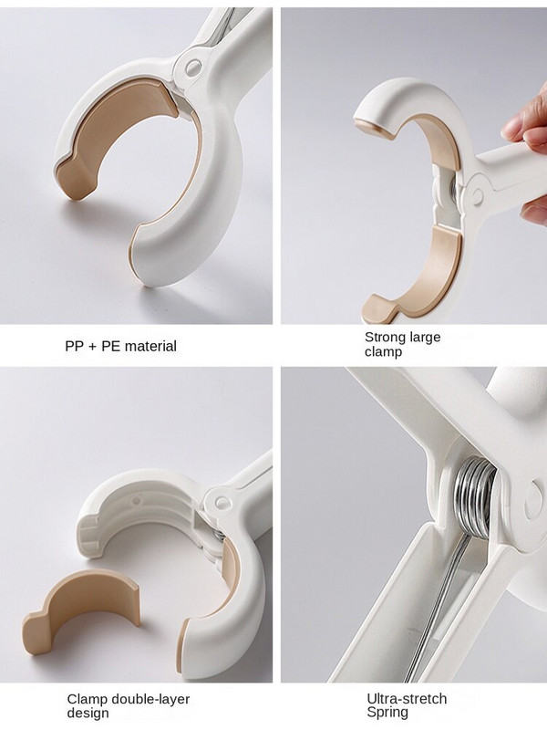 3 tk Suur klamber lapiteki kuivatamiseks riidepuu tuulekindel plastikust väike klamber riiete kuivatamiseks suur lohutaja tugev hoidik