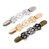 1 τεμ. πουλόβερ με κλιπ ζακέτα με κλιπ πάπιας στο στόμα με εύκαμπτες χάντρες με καρφίτσα με καρφίτσα σάλι γιακά αγκράφες για διακόσμηση ρούχων