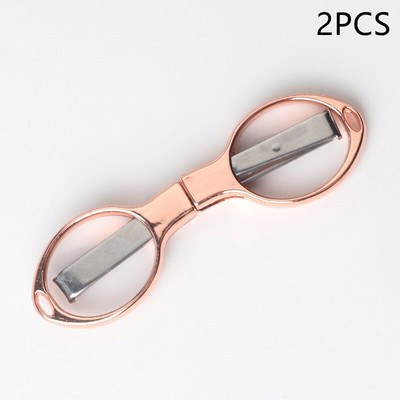 2 ks mini skladacie nožnice z nehrdzavejúcej ocele, 8 slov, okuliare, modelovanie, kancelárske potreby, DIY remeslá, decoupage, šitie, orezávanie, nástroj