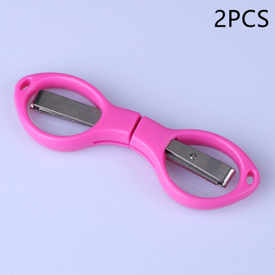 2 ks mini skladacie nožnice z nehrdzavejúcej ocele, 8 slov, okuliare, modelovanie, kancelárske potreby, DIY remeslá, decoupage, šitie, orezávanie, nástroj