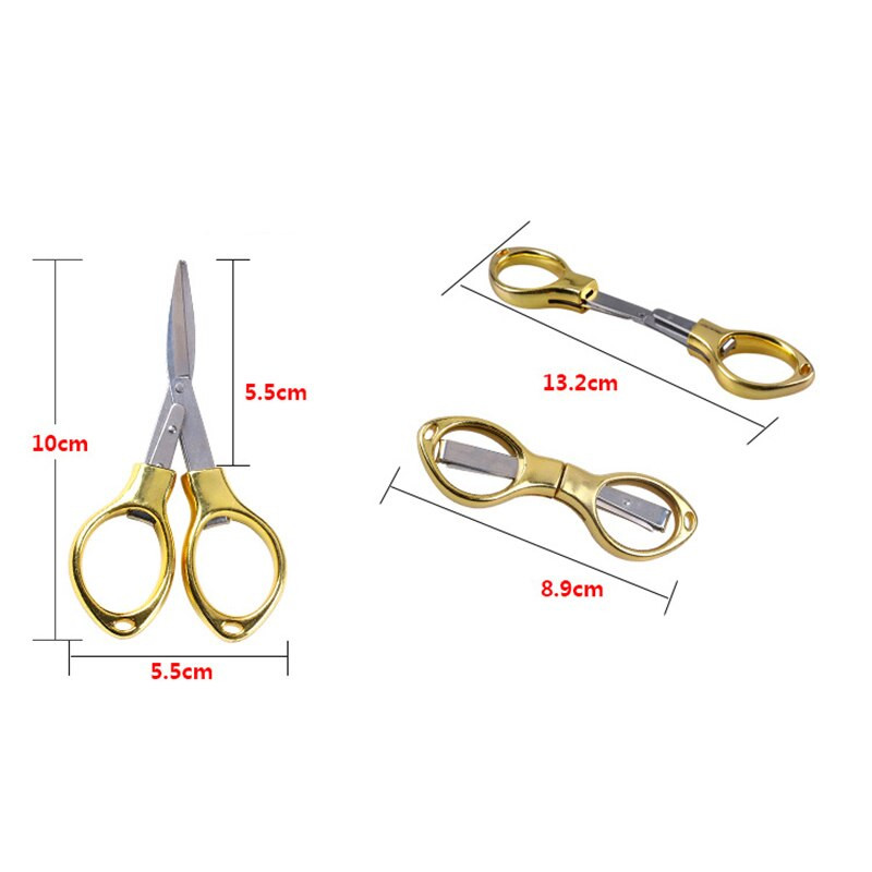 2 ks mini skladacie nožnice z nehrdzavejúcej ocele, 8 slov, okuliare, modelovanie, kancelárske potreby, DIY remeslá, decoupage, šitie, orezávanie, nástroj