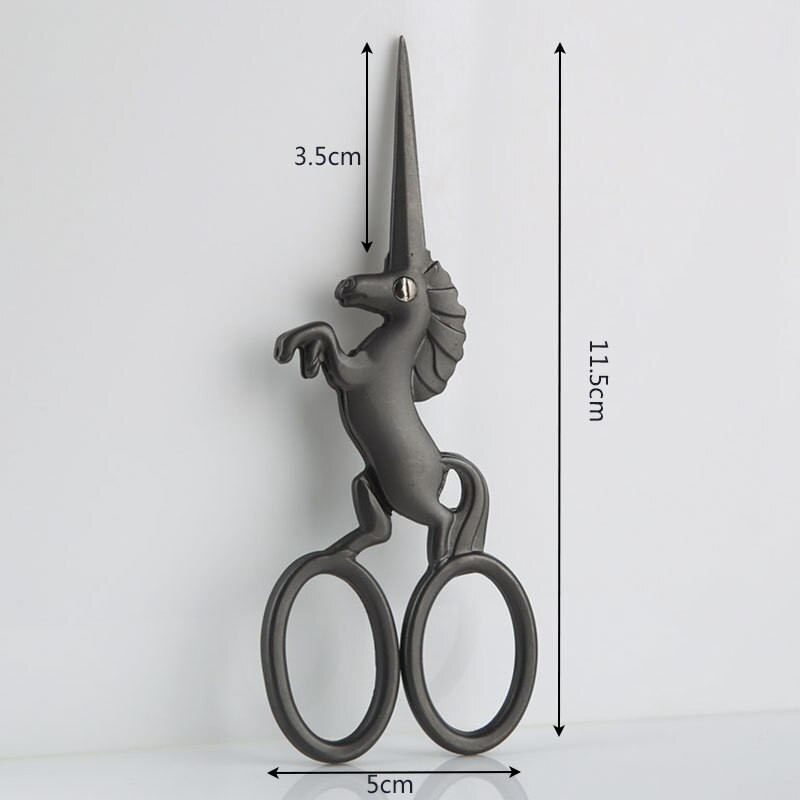 1PC Еднорог Ножици от неръждаема стомана Шивашки плат Ножици Ножици за бродиране Шивашки ножици Ножици за конец Инструменти за шиене