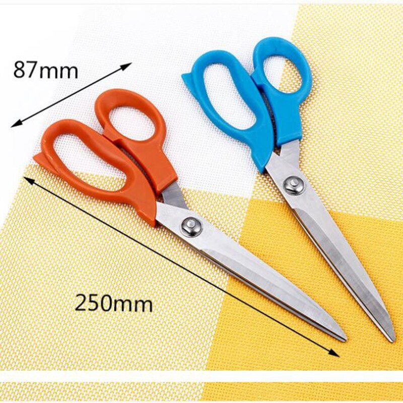 Foarfece de tăiat pentru cusut Foarfece lungi Foarfece ascuțite din oțel inoxidabil pentru croitorie Foarfece cu fir brodat haine 10 inch