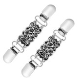 2 ks retro klipov na sveter, košeľu, kardigan, golier, šaty, klip na šál pre ženy a dievčatá, štýl 1