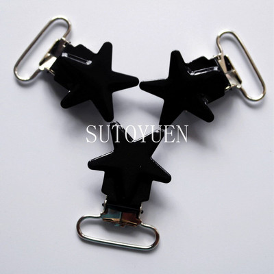 Livrare gratuită 32 buc 1'' 25m fără plumb Star Metal Baby Dummy Suzetă Suzetă Suzetă Suzetă Suzetă Clips Suzeta Clip
