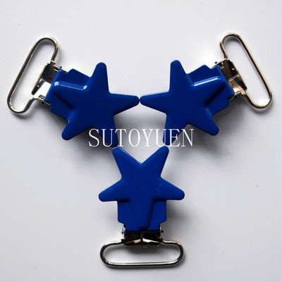 Livrare gratuită 32 buc 1'' 25m fără plumb Star Metal Baby Dummy Suzetă Suzetă Suzetă Suzetă Suzetă Clips Suzeta Clip