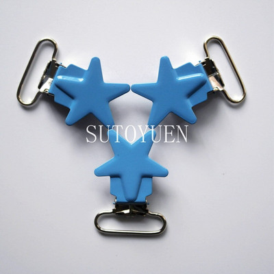 Livrare gratuită 32 buc 1'' 25m fără plumb Star Metal Baby Dummy Suzetă Suzetă Suzetă Suzetă Suzetă Clips Suzeta Clip