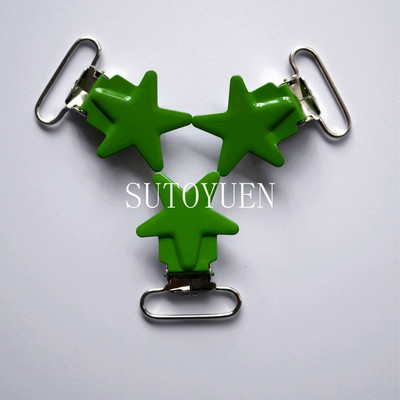 Livrare gratuită 32 buc 1'' 25m fără plumb Star Metal Baby Dummy Suzetă Suzetă Suzetă Suzetă Suzetă Clips Suzeta Clip