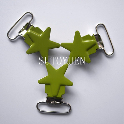 Livrare gratuită 32 buc 1'' 25m fără plumb Star Metal Baby Dummy Suzetă Suzetă Suzetă Suzetă Suzetă Clips Suzeta Clip