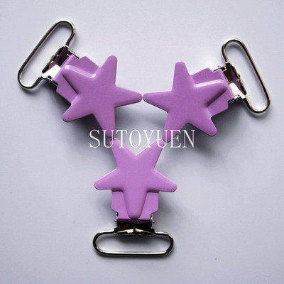Livrare gratuită 32 buc 1'' 25m fără plumb Star Metal Baby Dummy Suzetă Suzetă Suzetă Suzetă Suzetă Clips Suzeta Clip