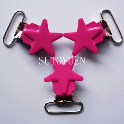Livrare gratuită 32 buc 1'' 25m fără plumb Star Metal Baby Dummy Suzetă Suzetă Suzetă Suzetă Suzetă Clips Suzeta Clip