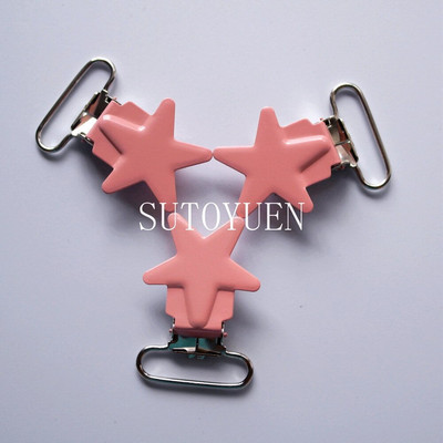 Livrare gratuită 32 buc 1'' 25m fără plumb Star Metal Baby Dummy Suzetă Suzetă Suzetă Suzetă Suzetă Clips Suzeta Clip