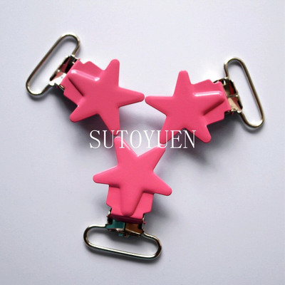 Livrare gratuită 32 buc 1'' 25m fără plumb Star Metal Baby Dummy Suzetă Suzetă Suzetă Suzetă Suzetă Clips Suzeta Clip