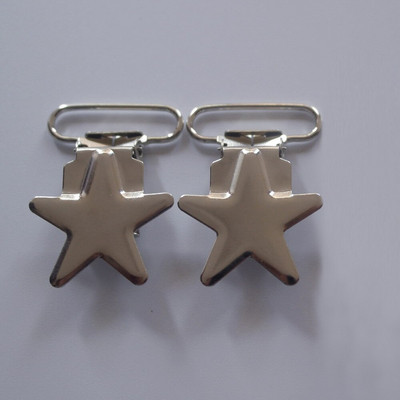 Livrare gratuită 32 buc 1'' 25m fără plumb Star Metal Baby Dummy Suzetă Suzetă Suzetă Suzetă Suzetă Clips Suzeta Clip