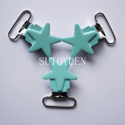 Livrare gratuită 32 buc 1'' 25m fără plumb Star Metal Baby Dummy Suzetă Suzetă Suzetă Suzetă Suzetă Clips Suzeta Clip