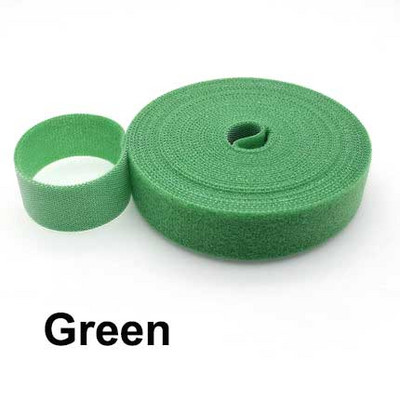 Bandă de fixare 5M/rolă Legături de cablu Curele cu cârlig și buclă reutilizabile Cârlig lateral dublu Rollă de fire Snururi Gestionează curele organizatoare de sârmă