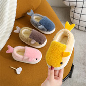 Papuci de casă cu element 3D pentru băieți și fete