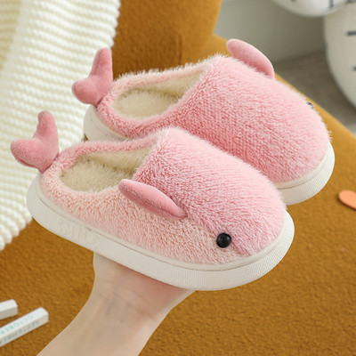 Papuci de casă cu element 3D pentru băieți și fete