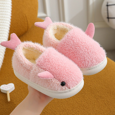 Papuci de casă cu element 3D pentru băieți și fete