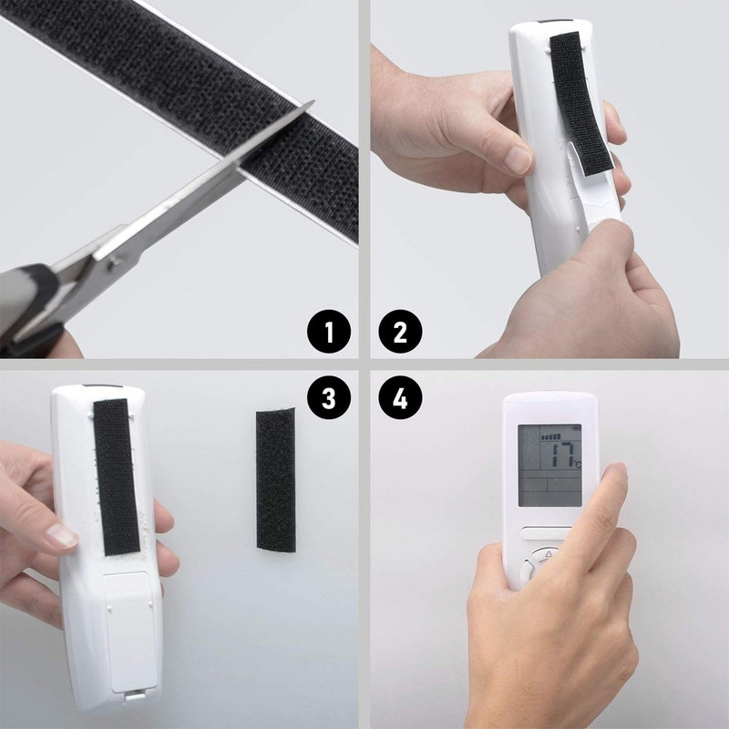 3 metra jaka samoljepljiva traka za pričvršćivanje na kuku i omču, najlonsko ljepilo za naljepnice s jakim ljepilom za DIY 16/20/25/30/38/50 MM