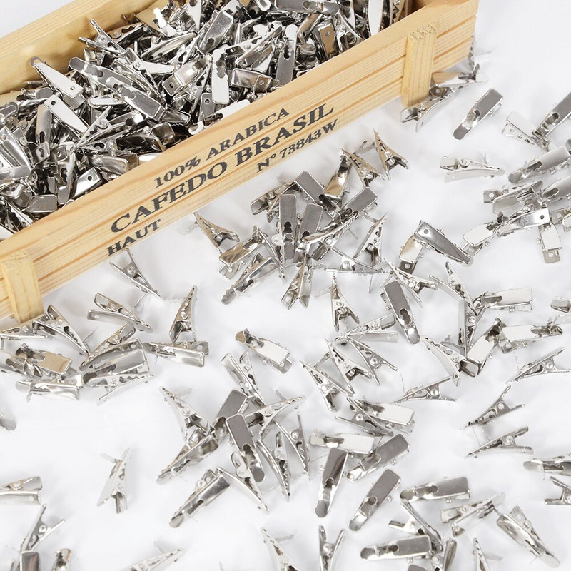 30 tk jõulud mini metallist klambrid jõululilled pärg vanik Ornament fikseeritud klambriga jõulupeo kodukaunistamise tööriist Noeli kaunistused