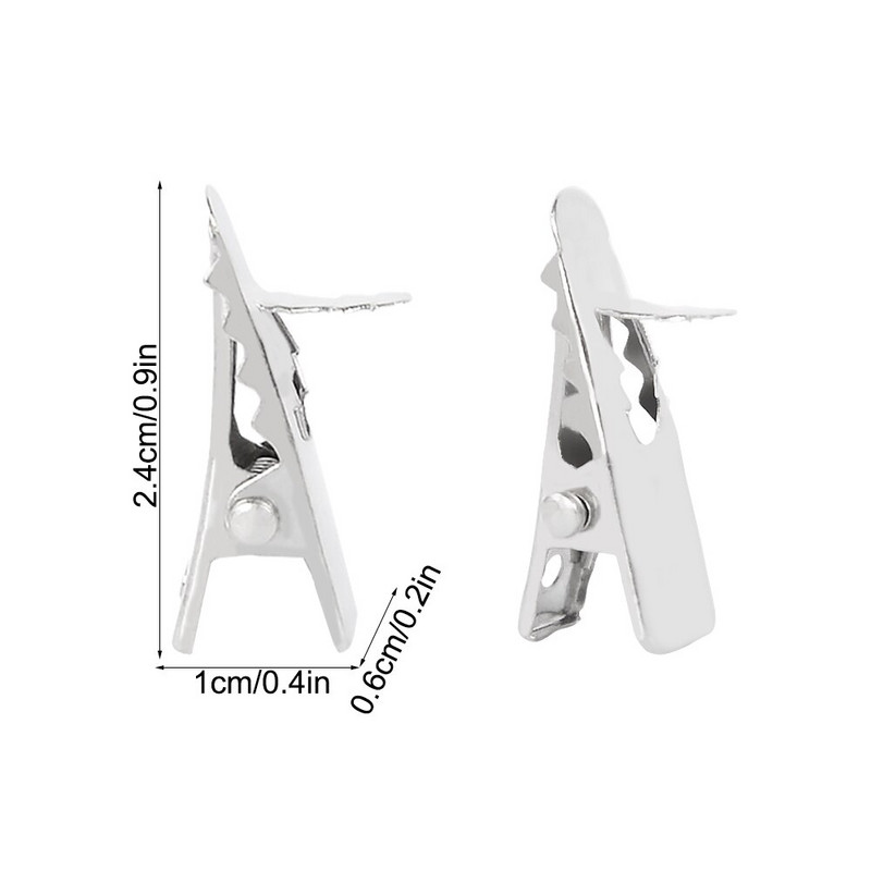 30 tk jõulud mini metallist klambrid jõululilled pärg vanik Ornament fikseeritud klambriga jõulupeo kodukaunistamise tööriist Noeli kaunistused