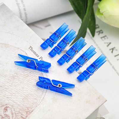 50tk värvilised fotoklambrid pesulõksud pesulõksud paberist käsitöö kaunistusklambrid väikesed plastikklambrid 35mm