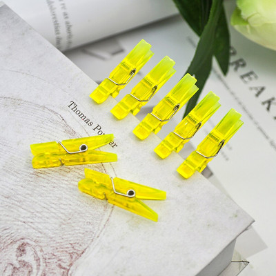 50tk värvilised fotoklambrid pesulõksud pesulõksud paberist käsitöö kaunistusklambrid väikesed plastikklambrid 35mm