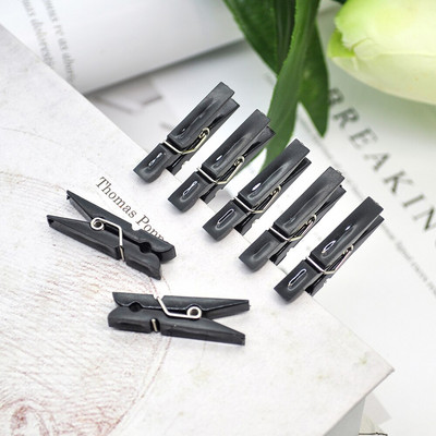 50tk värvilised fotoklambrid pesulõksud pesulõksud paberist käsitöö kaunistusklambrid väikesed plastikklambrid 35mm