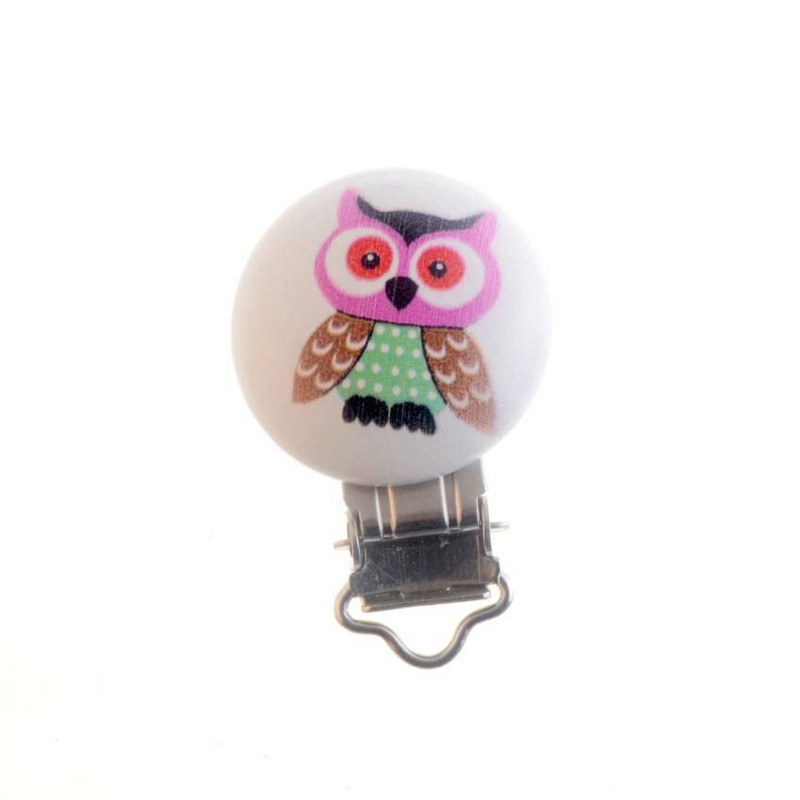 Kūdikių čiulptukų segtukai, mediniai metaliniai laikikliai Mieli kūdikių čiulptukų segtukai, priedai 4,4x2,9 cm