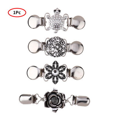 Vintage spony na golier kardiganu, držiak na spony s kačacími ústami, korálková perlová brošňa, šál, košeľa, sveter, kardigan, spony na golier, pracky