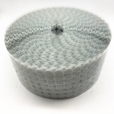 15 mm 102 perechi Bandă de fixare autoadezivă Bandă cu cârlig și buclă Autocolant rotund Alb Negru Monede rotunde Adeziv cu puncte puternice de lipici