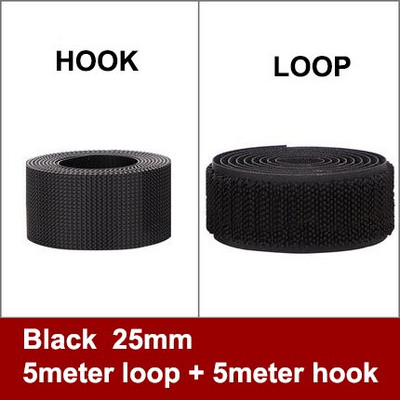 5M/rull Kvaliteetne tugev kleepuv konksu aasa kinnituslindi riba nailonist kleebise konksu aasa liim isetegemise jaoks ilma liimita