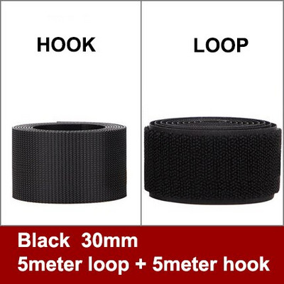 5M/rull Kvaliteetne tugev kleepuv konksu aasa kinnituslindi riba nailonist kleebise konksu aasa liim isetegemise jaoks ilma liimita