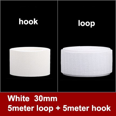 5M/rull Kvaliteetne tugev kleepuv konksu aasa kinnituslindi riba nailonist kleebise konksu aasa liim isetegemise jaoks ilma liimita